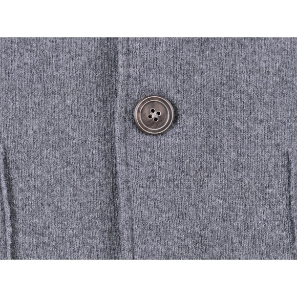 Emozioni Uomo wool blend destructed sweater jacket size M - Picture 5 of 9